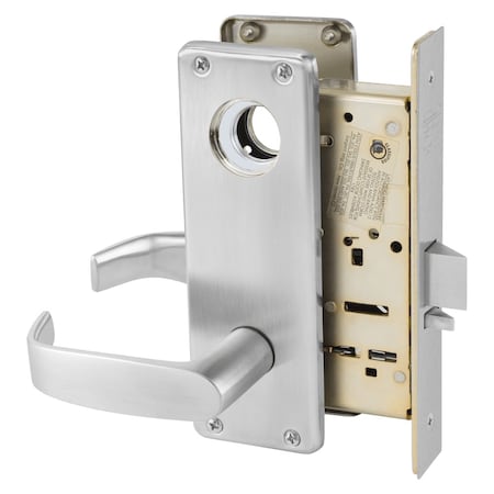 Sargent Grade 1 Asylum or Institution Mortise Lock, L - Lever, WT - Escutcheon, Field Reversible, Less Cylin LC-8217 WTL 26D